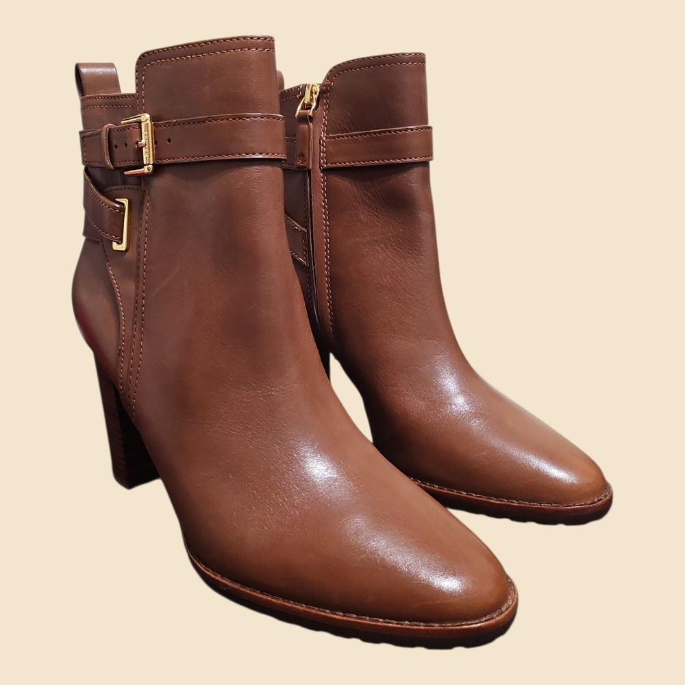 Lauren Ralph Lauren Brown Ankle Booties